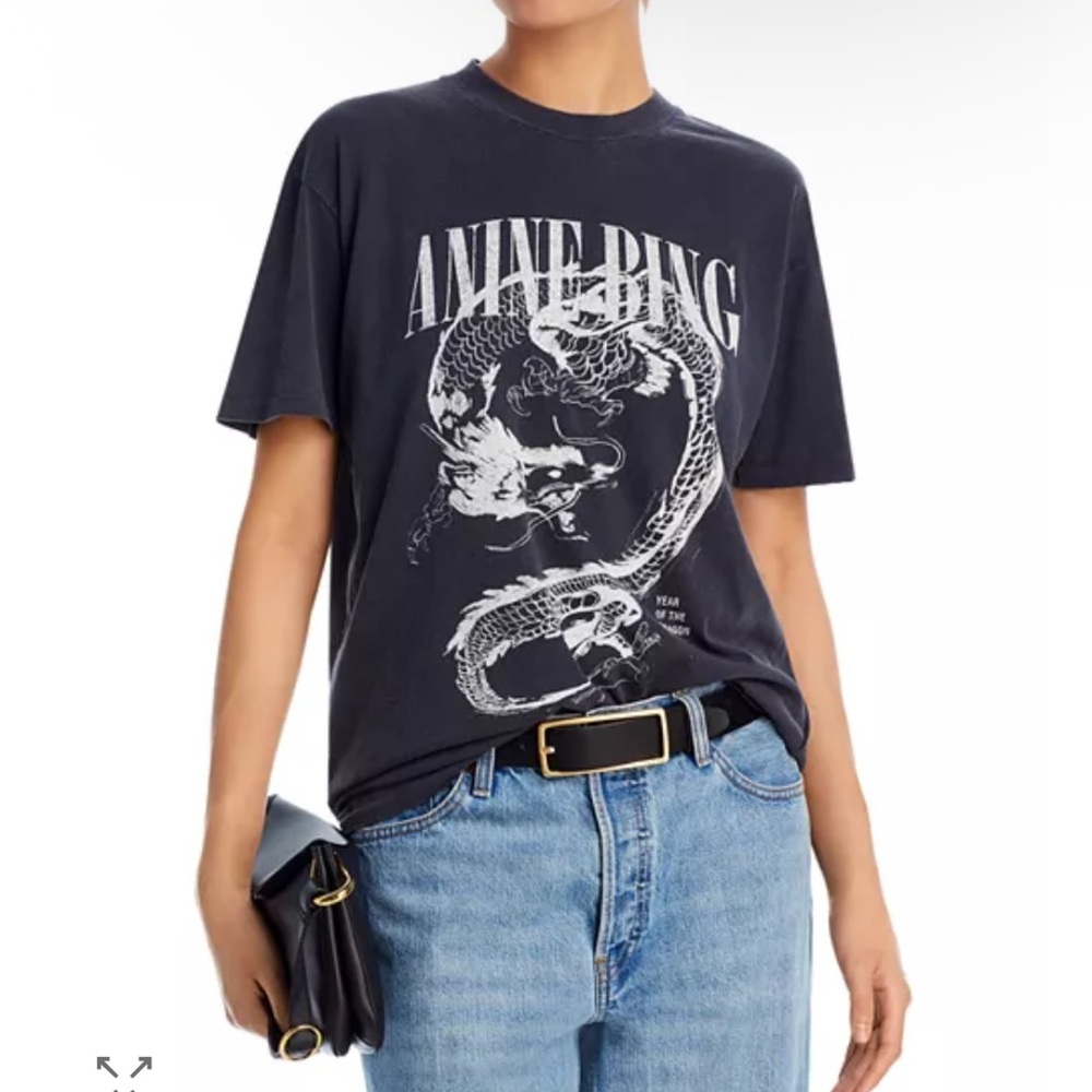 Anine Bing Walker Dragon Graphic Tee